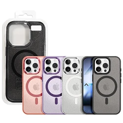 Funda Purpurina Borde con Magsafe Samsung S24 FE 4 Colores