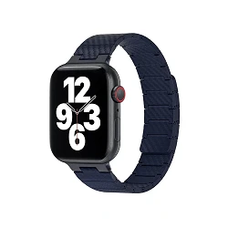 Bracelet Carbone WIWU pour Apple Watch 42/44/45/49 mm Bleu