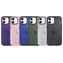Coque Smoked Xycolt Caméra iPhone 12/12 Pro 6 couleurs