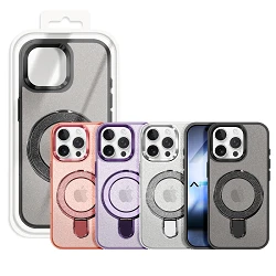 Funda Purpurina Magsafe Con Anilla Magsafe iPhone 16 Pro Max - 4 Colores