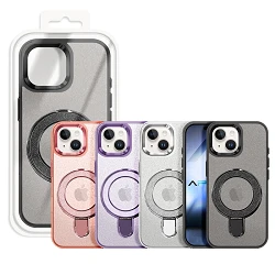 Coque Purpurina Magsafe Avec une bague Magsafe iPhone 15 4 couleurs