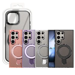 Coque Purpurina Magsafe Avec une bague Magsafe Samsung S24 Ultra 4 Couleurs