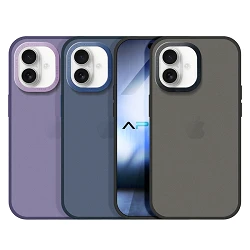 Coque Déchets métalliques Focus pour iPhone 16 Plus en 4 couleurs