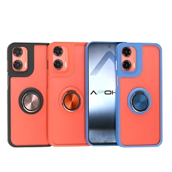 Coque Gel Moto G35 Iman avec soutien Smoked