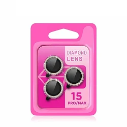 Protector Lentes Diamante iPhone 13 Pro/13 Pro Max Black