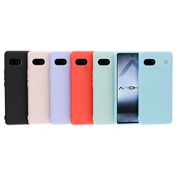 Funda Silicona Suave Google Pixel 7A - 6 Colores