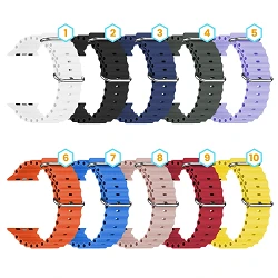 Correa Silicona con Ocean Apple Watch 42/44/45/49 mm 10 Colores