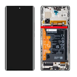 Original Screen with Frame and Battery Honor 70 0235ACMH Emerald Green (Service Pack)
