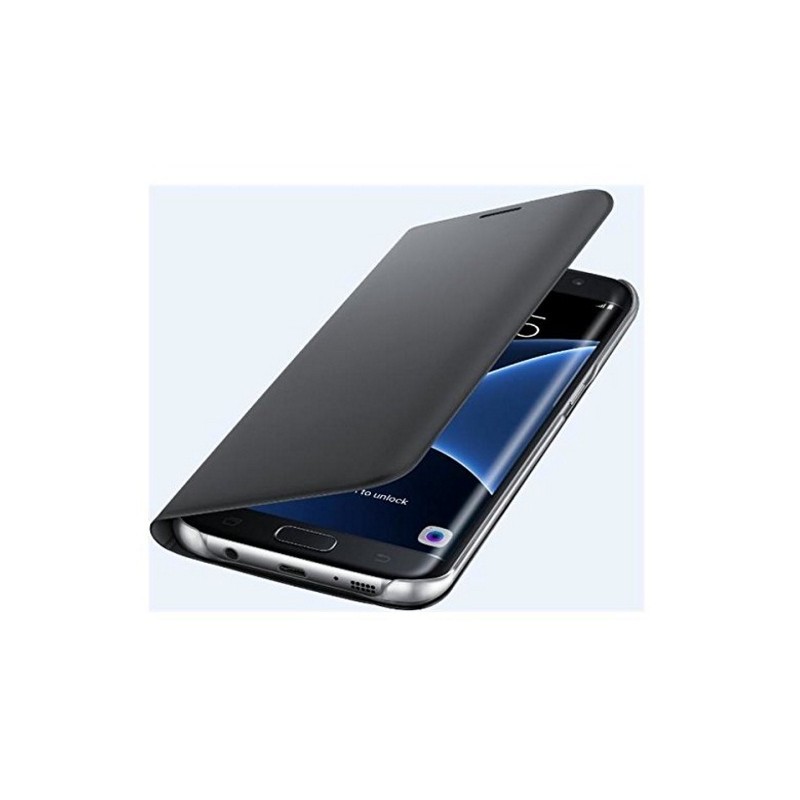 la seguridad Cuidado Ernest Shackleton Funda Flip Original Samsung Galaxy S7 Edge (EF-WG935P)