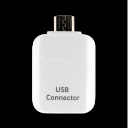 Adaptador OTG Samsung microUsb Blanco