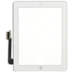 Touch screen iPad 3 - 4 digitizer + Glass white.