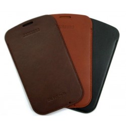 Pochette d'origine en cuir pour Samsung Galaxy S3. (EFC-1G6L)