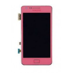 Screen full + housing front Samsung i9100 Galaxy S2 Pink