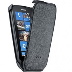 Etui en cuir d'origine Nokia Lumia 610 (CP-574)