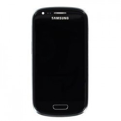 Pantalla completa + carcasa frontal Samsung Galaxy S3 Mini (i8190). Negro. Service Pack