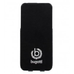 Funda Flip Geneva Bugatti iPhone 5/5S. Negro