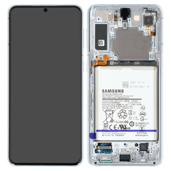 Écran Complete d\'origine Samsung Galaxy S21 Plus G996 (Service Pack) +Batterie