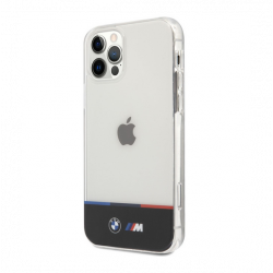 BMW M PC/TPU Horizontal Tricolor Hard Case iPhone 12/12 Pro (BMHCP12MMHTHK)