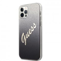 Guess PC/TPU Vintage Cover iPhone 12/12 Pro  (GUHCP12MPCUGLSBK)
