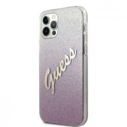 Guess PC/TPU Vintage Cover iPhone 12/12 Pro  (GUHCP12MPCUGLSBK)