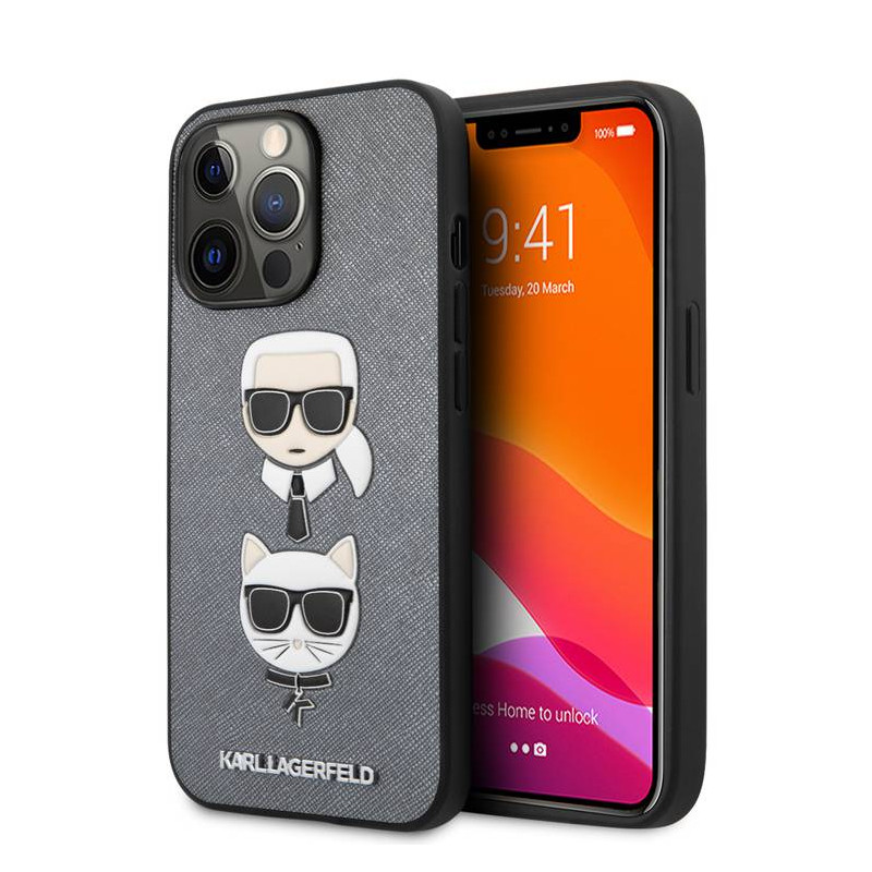 Karl Lagerfeld Case iPhone 13 Pro (KLHCP13LSAKICKCSL)