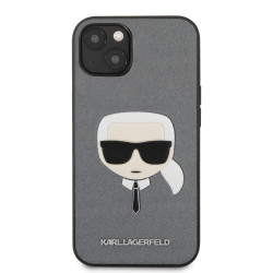 Étui PU Karl Lagerfeld iPhone 13  (KLHCP13MSAKHSL)