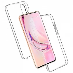 Case double Xiaomi Mi 10 Pro silicone Transparent front and rear