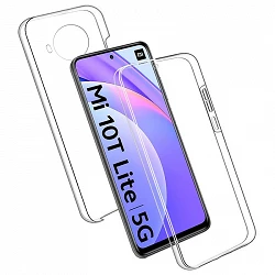 Case double Xiaomi Mi 10 T Lite silicone Transparent front and rear