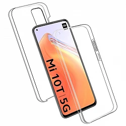 Case double Xiaomi Mi 10 T /Mi 10 T Pro silicone Transparent front and rear