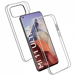 Case double Xiaomi Mi 11 Ultra silicone Transparent front and rear