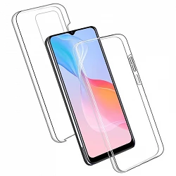 Case double Vivo Y11S silicone Transparent front and rear