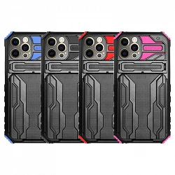 Case Rock Anti-Shock card holder and holder for Iphone 13 Pro Max 6.1" - 4 Colors