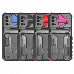 Funda Rock Anti-Golpe Tarjetero y Soporte para Xiaomi Redmi Note 10 5g/Poco M3 Pro - 4 Colores