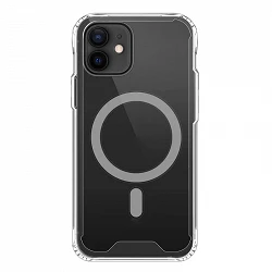 Coque transparente Premium avec MagSafe pour iPhone 12 Mini
