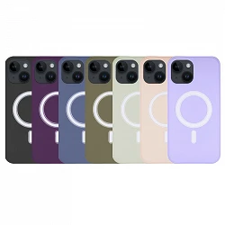 Coque en silicone Premium Magsafe pour iPhone 14 7 couleurs