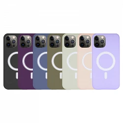 Case Premium Magsafe silicone for iPhone 14 Pro Max 7-Colors