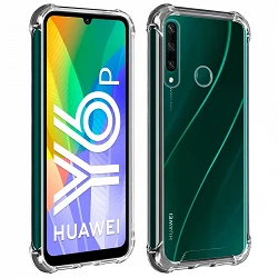 Case anti-blow Huawei Y6P 2020 Gel Transparent with reinforced corners