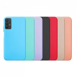 Case silicone smooth Samsung Galaxy A32 4G available in 7 Colors