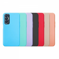 Case silicone smooth Oppo Find X3 Neo available in 7 Colors