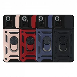 Case with ring and Camera slider Xiaomi Redmi Note 10 Pro with magnet