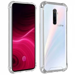 Case anti-blow Oppo Find X2 Pro Gel Transparent with reinforced corners