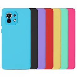 Case silicone smooth Xiaomi Mi 11 Ultra with camera 3D - 7 Colors