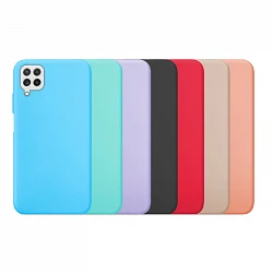 Case silicone smooth Samsung Galaxy A22-4G available in 7 Colors