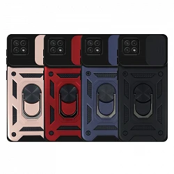 Case with ring and Camera slider Samsung Galaxy A22-5G with magnet