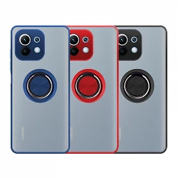 Case Gel Xiaomi Mi 11 magnet with holder Smoked