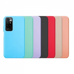 Case silicone smooth Xiaomi Redmi 10 available in 8 Colors