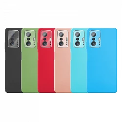 Case silicone smooth Xiaomi MI11t/ t Pro with Protector Camera 3D - 7 Colors