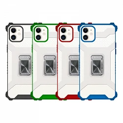 Case with ring e magnet Rock-Crystal iPhone 11 6.1" - 4 Colors