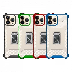 Case with ring e magnet Rock-Crystal iPhone 11 Pro Max - 4 Colors