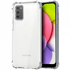 Case anti-blow Samsung Galaxy A03S Gel Transparent with reinforced corners